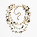 18K  Chanel 24B Long Pearls Necklace