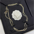 18K  Chanel 24B Flowers Long Necklace